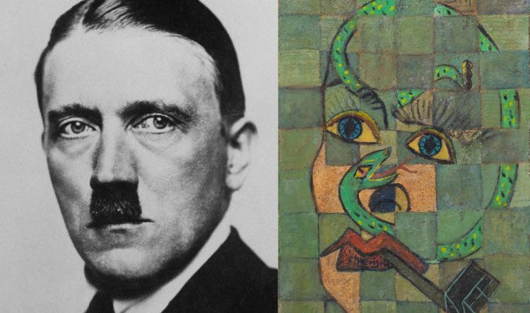 Quadro Hitler Picasso